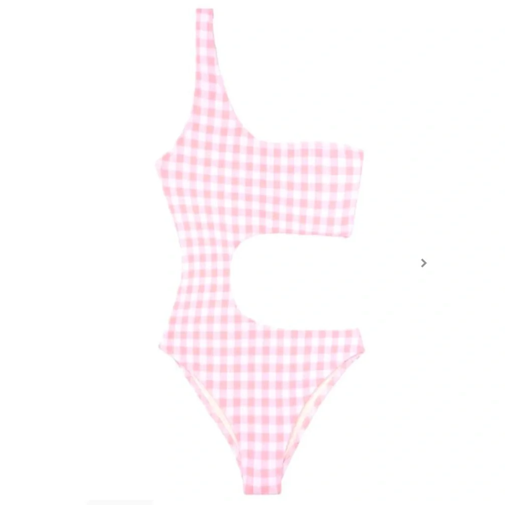 NWT FRANKIES BIKINIS Cash poly one piece pink picnic - Picture 4 of 9